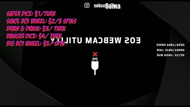 Živý XXX chat NekoxSama