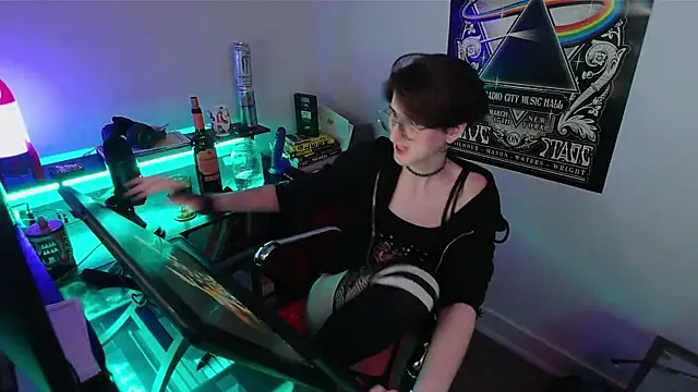 Show de GiRL_POLARiS na webcam