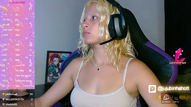 Show de webcam de jujubinhahot