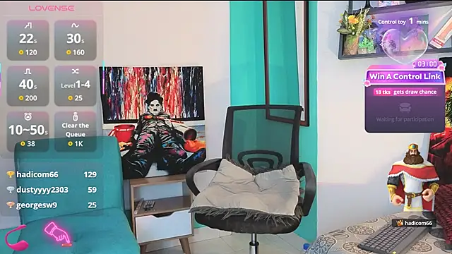 flowers18のウェブカメラショー