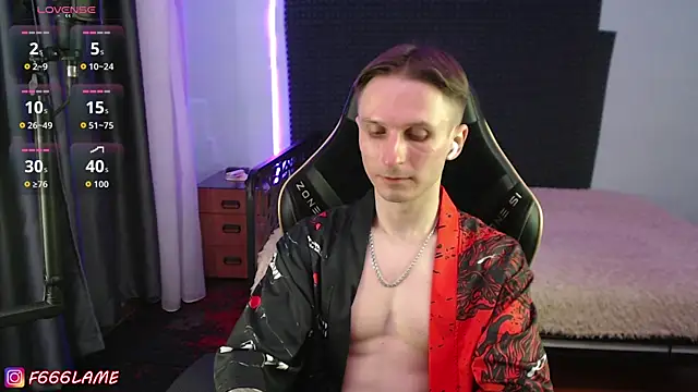 Show de F666LAME na webcam