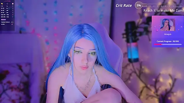 Chat +18 de SapphireEve ao vivo