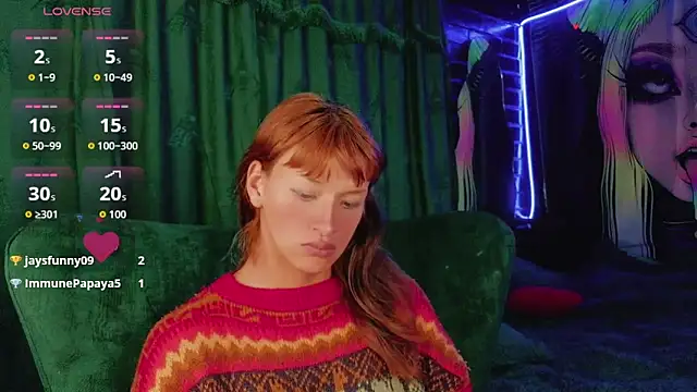 Summer_XO Show in webcam