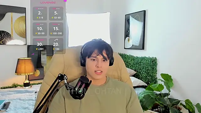 Show de Thom_Ohtani na webcam