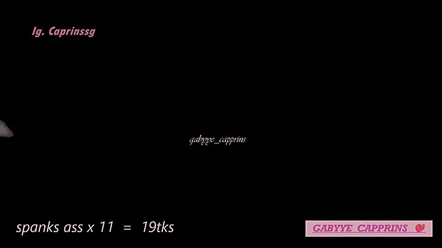 Chat XXX ao vivo de gabyye_capprins