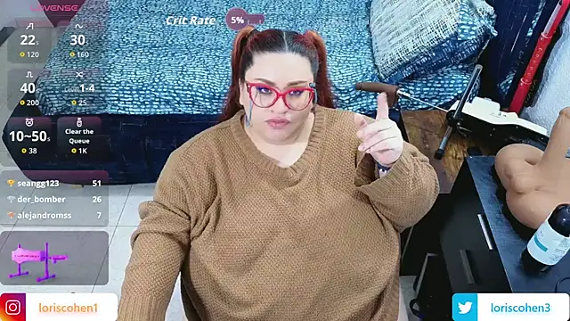 loriscohen32 Adlı Modelin Canlı XXX Sohbeti