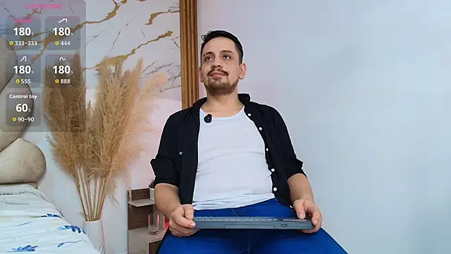 Show de Christopherluxe na webcam