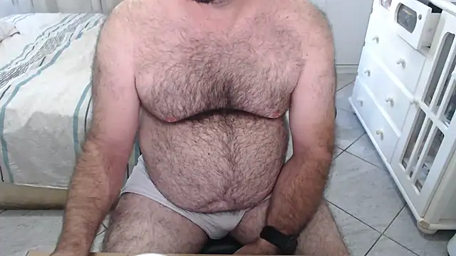 Show de MysterBearMG na webcam