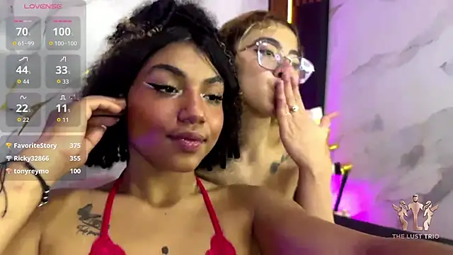 Show modela the_lust_trio na web-kameri