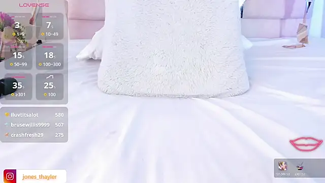 Show de Thayler_jones na webcam