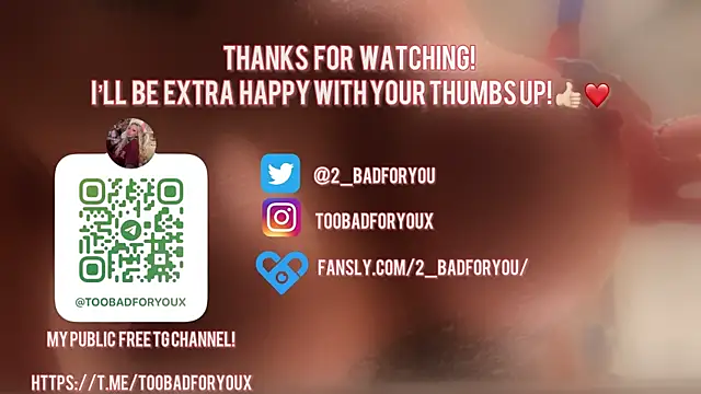 2badforyou's Live XXX Chat