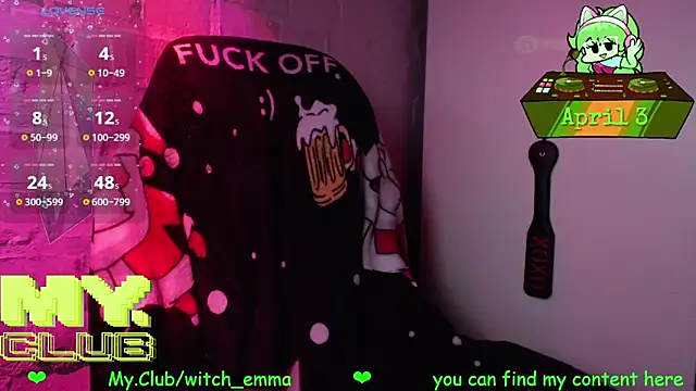 Witch_Emma Show in webcam