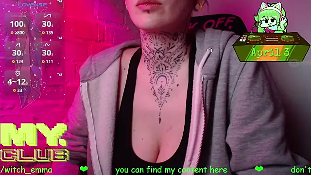 Witch_Emma Adlı Modelin Canlı XXX Sohbeti
