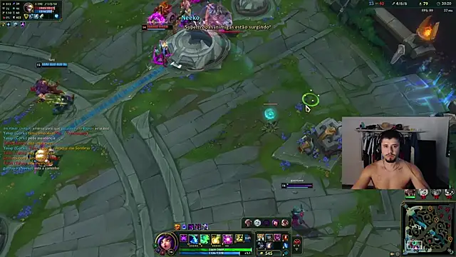 Show de guzzfit na webcam