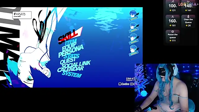 Show de StarshineMoonspark na webcam