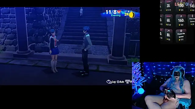 Pertunjukan Kamera Web StarshineMoonspark