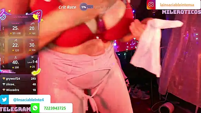 Show Webcam de LaInsaciableIntensa