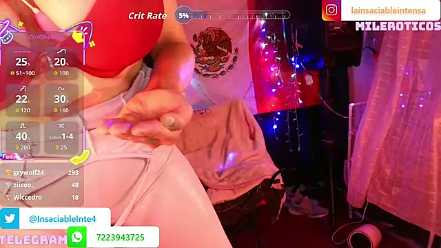 Chatroom XXX en direct de LaInsaciableIntensa