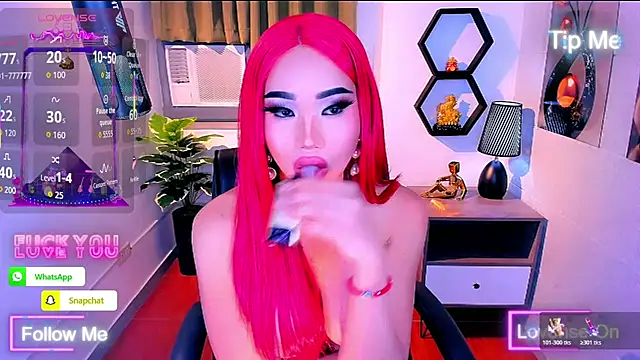 _prettyjawdropper_: διαδικτυακό σόου στην κάμερα