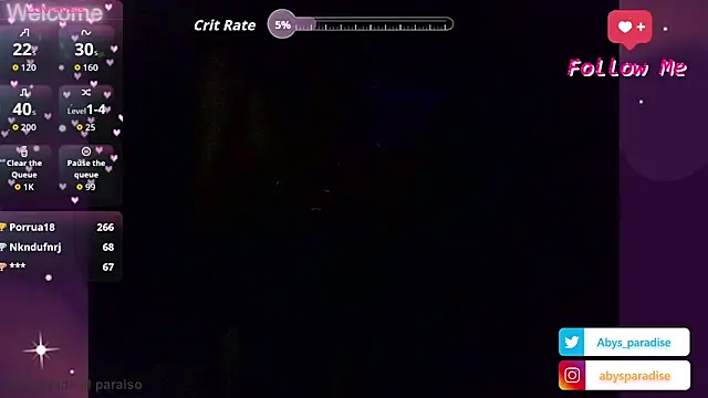 Abysparadise Chat XXX in diretta