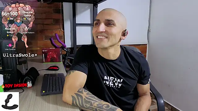 Marck_Muscle Pertunjukan Webcam