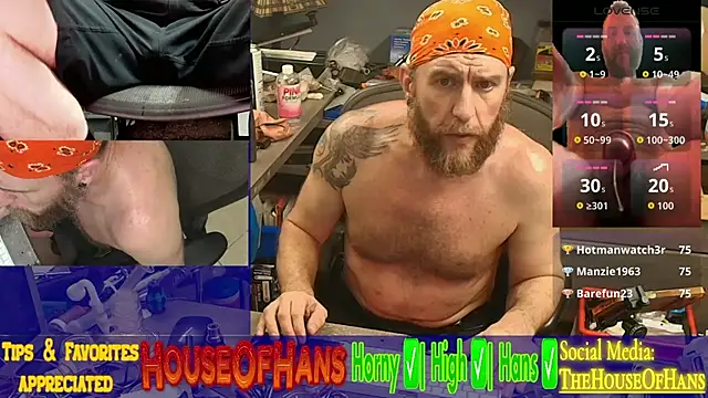 Chat XXX ao vivo de HouseOfHans