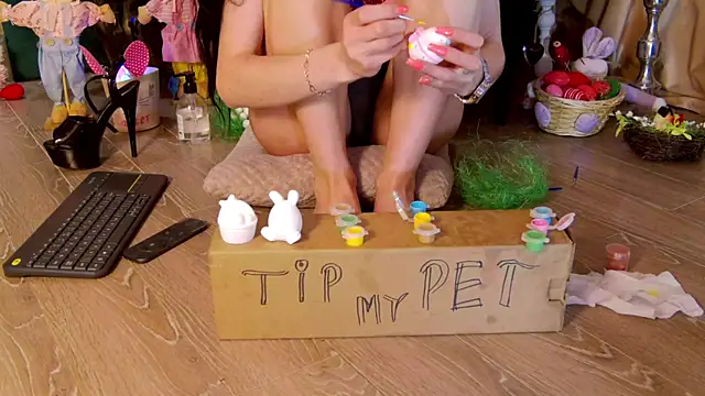 Show modela FeetVibe na web-kameri