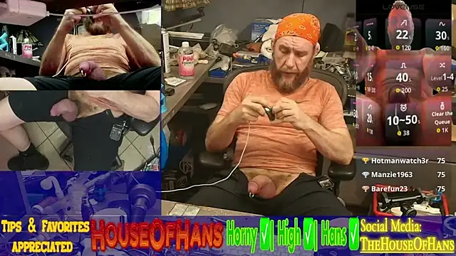 Show modela HouseOfHans na web-kameri