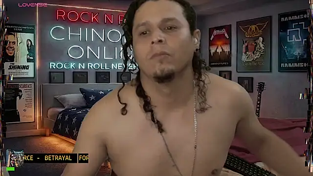 chino_roz: διαδικτυακό σόου στην κάμερα