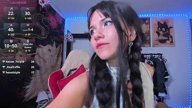 Show modela Anneharperr na web-kameri