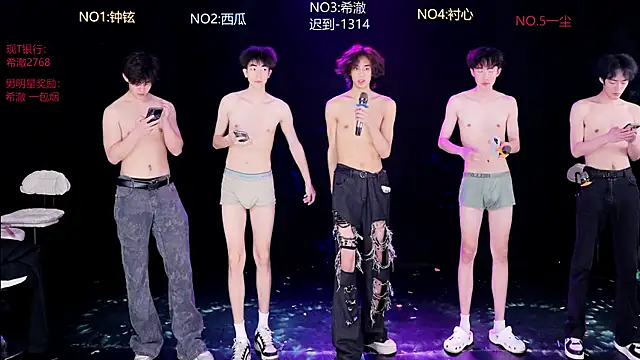 Show de GGBond-02 na webcam