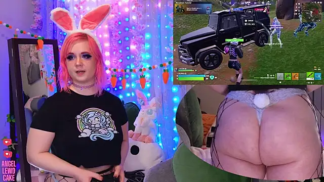 Sembang XXX Secara Langsung Angel-Lewd-Cake