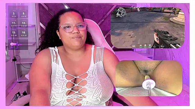 Show de MhiaRey na webcam