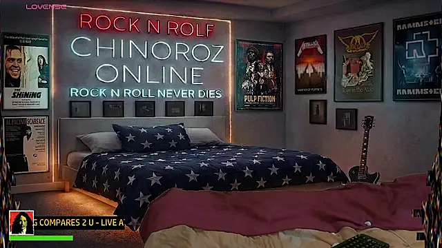 chino_roz: διαδικτυακό σόου στην κάμερα