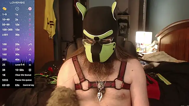 kinkywolf429: διαδικτυακό σόου στην κάμερα