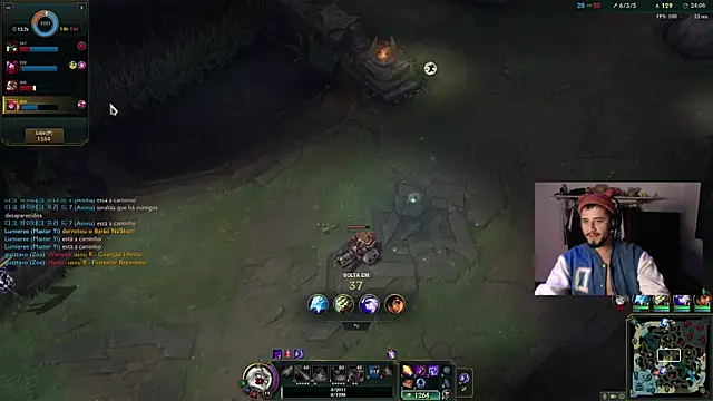 Show de guzzfit na webcam