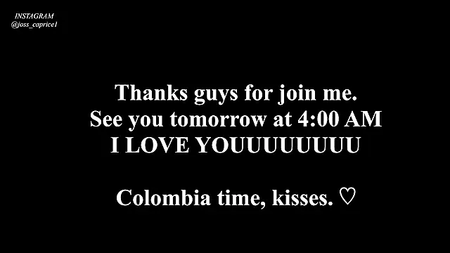 joss_capriceのライブXXXチャット