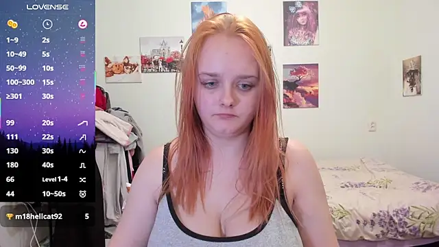 Kofein élő XXX-chatje