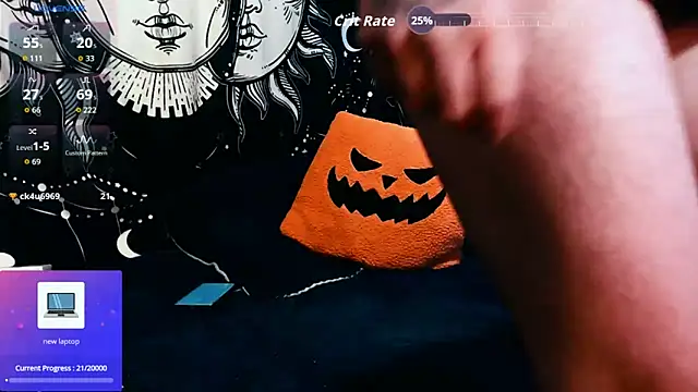 Show de Marieblueeyes na webcam