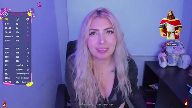 Chat XXX en directo de Megan_sexrosse