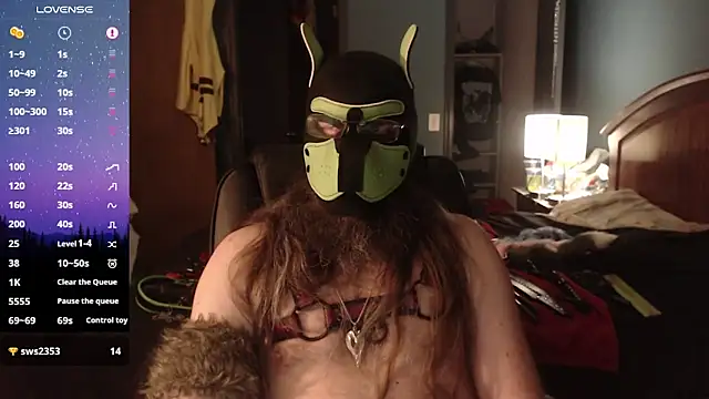 kinkywolf429: διαδικτυακό σόου στην κάμερα