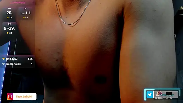 Show modela facebaby1 na web-kameri