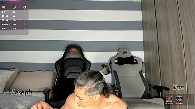 ianandjosephx: διαδικτυακό σόου στην κάμερα