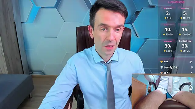 Show de SteveTiger na webcam