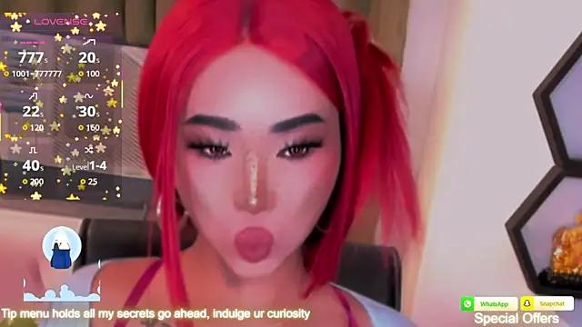 _prettyjawdropper_ Adlı Modelin Web Kamerası Şovu