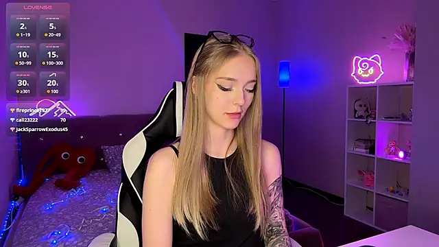 EvaPeaceのウェブカメラショー