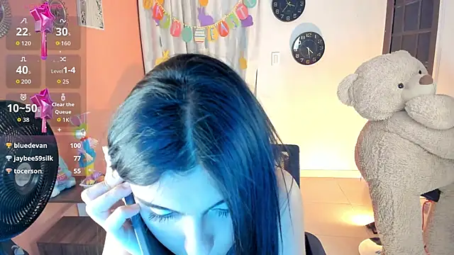 Show de NAOMI_SHAW na webcam