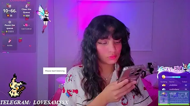 Chat XXX ao vivo de Lovelyamyy