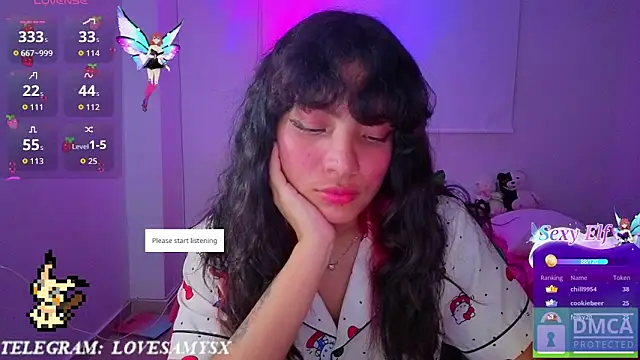 XXX chat uživo modela Lovelyamyy