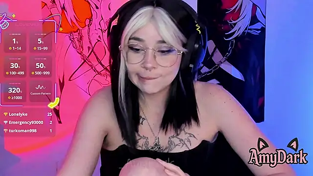 _AmyDark Adlı Modelin Canlı XXX Sohbeti